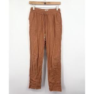 Faherty Gauze Cotton Pants Women XSmall Organic Lounge Soft Relaxed Boho Stretch